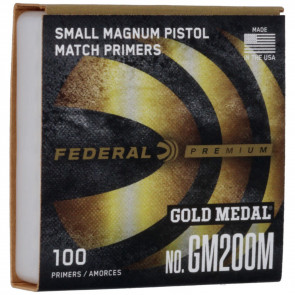 GOLD MEDAL CENTERFIRE PRIMER - SMALL MAGNUM PISTOL MATCH, .200 CAL, 100/BOX