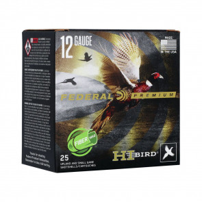 HI-BIRD SHOTSHELLS - 12 GA, 2-3/4", 5 SHOT, 1-1/4OZ, 1330 FPS, 25/BX