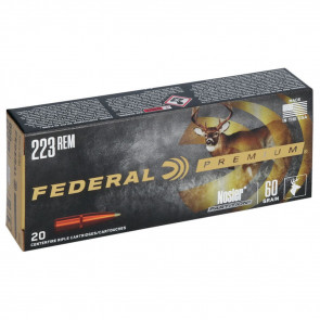 VITAL-SHOK® AMMUNITION - .223 REMINGTON (5.56X45MM) - NOSLER® PARTITION® - 60 GRAIN