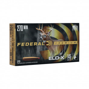 AMMO 270 WIN 145 GR ELD-X 20/BX