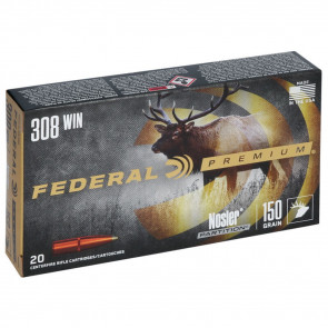 VITAL-SHOK® AMMUNITION - .308 WINCHESTER (7.62X51MM) - NOSLER® PARTITION® - 150 GRAIN