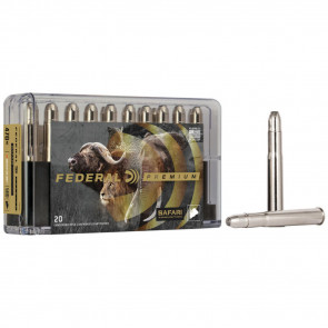 CAPE-SHOK® AMMUNITION - .470 NITRO EXPRESS - TROPHY BONDED® BEAR CLAW® - 500 GRAIN