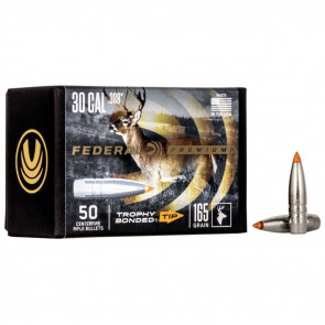 BULLET 308CAL 165GR TROPHY BND TIP 50RD