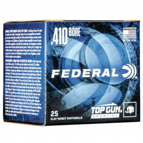 TOP GUN SHOTSHELLS - 410 BORE, 2.75", 1/2 OZ, 8 SHOT, 1330 FPS, 25/BX