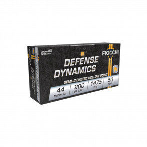 SHOOTING DYNAMICS AMMO - 44 MAGNUM 200 GRAIN SJHP