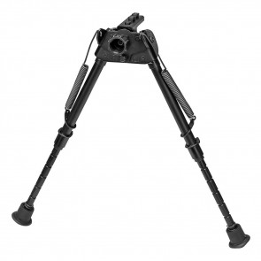 S-LM MLOK BIPOD - BLACK, 9-13", NOTCHED LEGS