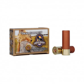 DEAD COYOTE SHOTSHELLS - 12GA, 3", 1 3/8 OZ, 1350 FPS, 00 BUCK, 5/BX