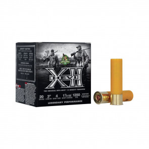 HEVI-XII SHOTSHELLS - 20 GA, 3", 4 SHOT, 1-1/4OZ, 1350 FPS, 25/BX