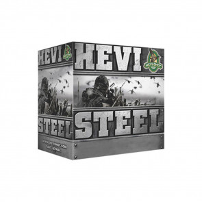 HEVI-STEEL SHOTSHELLS - 12GA, 3", 1-1/4 OZ, 1500 FPS, SHOT SZ 2, 25/BX