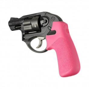 RUBBER TAMER CUSHION GRIP - PINK, RUGER LCR/LCRX, NO FINGER GROOVES
