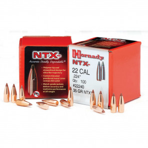 NTX® BULLETS - 20 CALIBER .204, 24 GRAIN, 100/BX