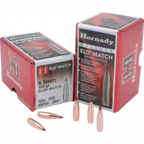 ELD MATCH BULLETS - 6.5MM, 100 GR, 100/BX