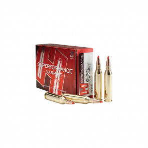 SUPERFORMANCE VARMINT AMMUNITION - 243 WIN, 75 GR, V-MAX, 3580 FPS, 20/BX