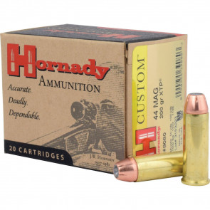 CUSTOM AMMUNITION - 44 MAG, 200 GR, XTP, 1500 FPS, 20/BX