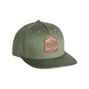 MOUNTAIN LEATHER PATCH HAT - ARMY OLIVE