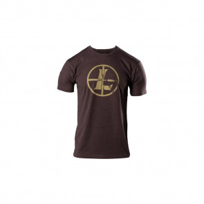 DISTRESSED RETICLE TEE - EXPRESSO HEATHER, MEDIUM