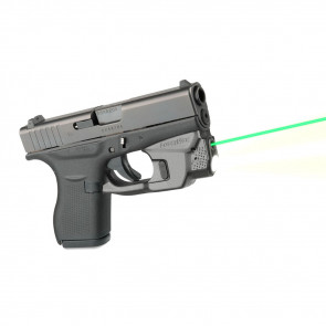 GRIPSENSE LIGHT/LASER - BLACK, GREEN LASER, 100 LUMENS, GLOCK 42/43/43X/48