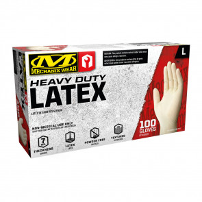 HD LATEX 7 MIL - 100 PK WHITE