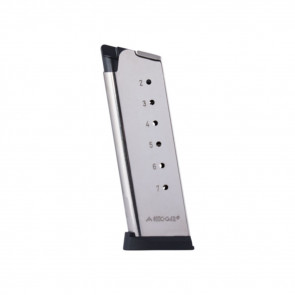 1911 OFFICER / COMPACT MAGAZINE - .45 ACP, 7/RD, NICKEL