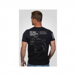 KENNEL TO COUCH PIT MEN'S T-SHIRT - BLACK, SMALL