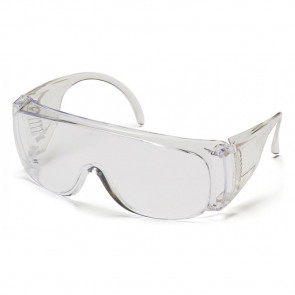 SOLO EYE PROTECTION - CLEAR LENS, CLEAR FRAME