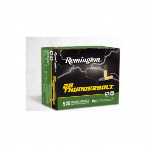 22 THUNDERBOLT AMMUNITION - 22 LR, 40 GR, LRN, 1255 FPS, 525/BX