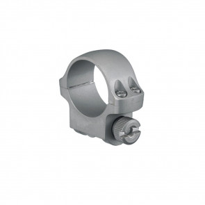 LOW SCOPE RING - MATTE HAWKEYE STAINLESS FINISH, FITS 1" MAINTUBE W/ 32MM OBJ DIA.