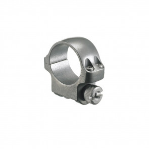 LOW SCOPE RING - TARGET GRAY STAINLESS FINISH, 1" MAINTUBE