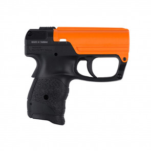 AIM AND FIRE PEPPER GEL WITH TRIGGER AND GRIP DEPLOYMENT SYSTEM - ORANGE, 13 PEPPER BURSTS, 15 FEET RANGE