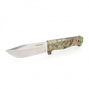 LEX POINT SERIES BAX CAMO KNIFE - DROP POINT, PLAIN EDGE, 4.5" BLADE