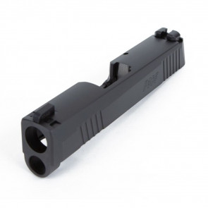 SLIDE ASSEMBLY - BLACK, 9MM, P365, X-RAY 3 SIGHTS W/ SQUARE REAR NOTCH