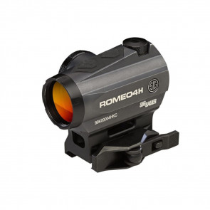 ROMEO4H GREEN DOT SIGHT - GRAPHITE, GREEN HORSESHOE BALLISTIC DOT