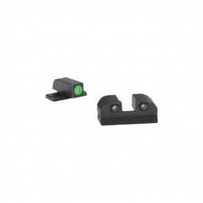 X-RAY3 DAY/NIGHT SIGHTS - #6 GREEN FRONT, #8 REAR SQUARE NOTCH