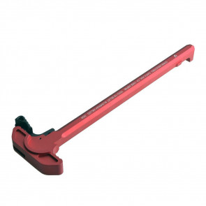 CHARGING HANDLE WITH EXTENDED LATCH-RED