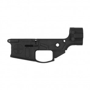 SA-15 STRIPPED FOLDING LOWER RECEIVER - BLACK, 5.56/300 AAC BLACKOUT
