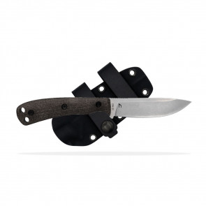 SKT ASCENT KNIFE - BLACK, DROP POINT, PLAIN EDGE, 3.6" BLADE, G10 HANDLE