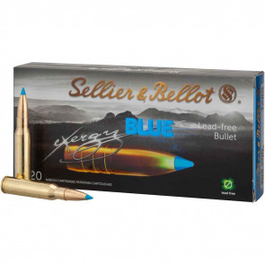 EXERGY BLUE AMMUNITION - 30-06 SPR, 165 GR, TXRG, 2785 FPS, 20/BX