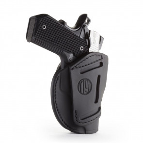 3-WAY MULTI-POSITION OWB CONCEALMENT HOLSTER - STEALTH BLACK - AMBIDEXTROUS - BROWNING HP, COLT 1911 3”/4”, KIM 1911 3”/4”, SIG 1911 3”/4”