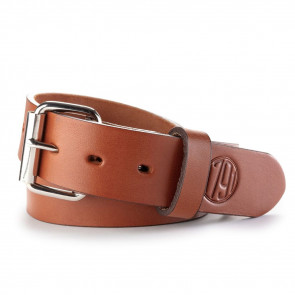 HEAVY DUTY PREMIUM STEERHIDE GUN BELT - CLASSIC BROWN, SIZE: 48/52