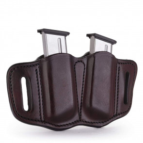 TWO SINGLE STACK MAGAZINE CARRIER - SIGNATURE BROWN