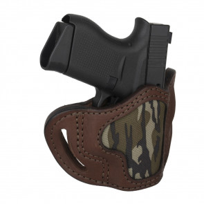 MOSSYOAK BELT HOLSTER SZ CMPCT BRWN RH