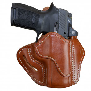 OPTIC READY BH2.4S OPEN TOP MULTI-FIT HOLSTER - CLASSIC BROWN - FN HERSTAL 509, H&K 40C/P2000, JERICHO 941, RUGER AMER CMP/P85/P95