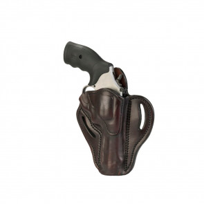 OWB REVOLVER BELT HOLSTER - SIGNATURE BROWN - RIGHT HAND - RUGER SP101, S&W 686