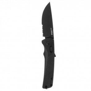 FLASH AT KNIFE - BLACKOUT, DROP POINT, COMBINATION EDGE, 3.45" BLADE