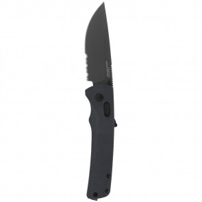 FLASH AT KNIFE - URBAN GRAY, DROP POINT, COMBINATION EDGE, 3.45" BLADE