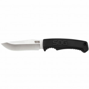 FIELD KNIFE - BLACK, CLIP POINT, PLAIN EDGE, 4" BLADE