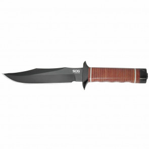 BOWIE 2.0 KNIFE - BROWN, CLIP POINT, PLAIN EDGE, 6.4" BLADE