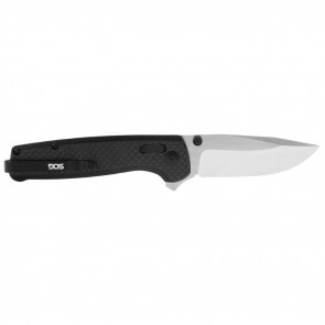 TERMINUS XR KNIFE - SATIN BLACK, CLIP POINT, PLAIN EDGE, 2.95" BLADE 