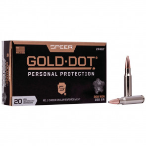 GOLD DOT RIFLE PERSONAL PROTECTION 308 WIN - 20/BX