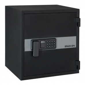 PERSONAL FIRE & WATER RESISTANT SAFE - BLACK, LARGE